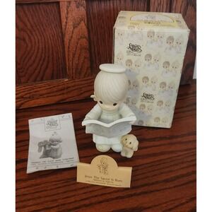 Precious‎ Moments Figurine 520357 Jesus The Savior Is Born With Original Box